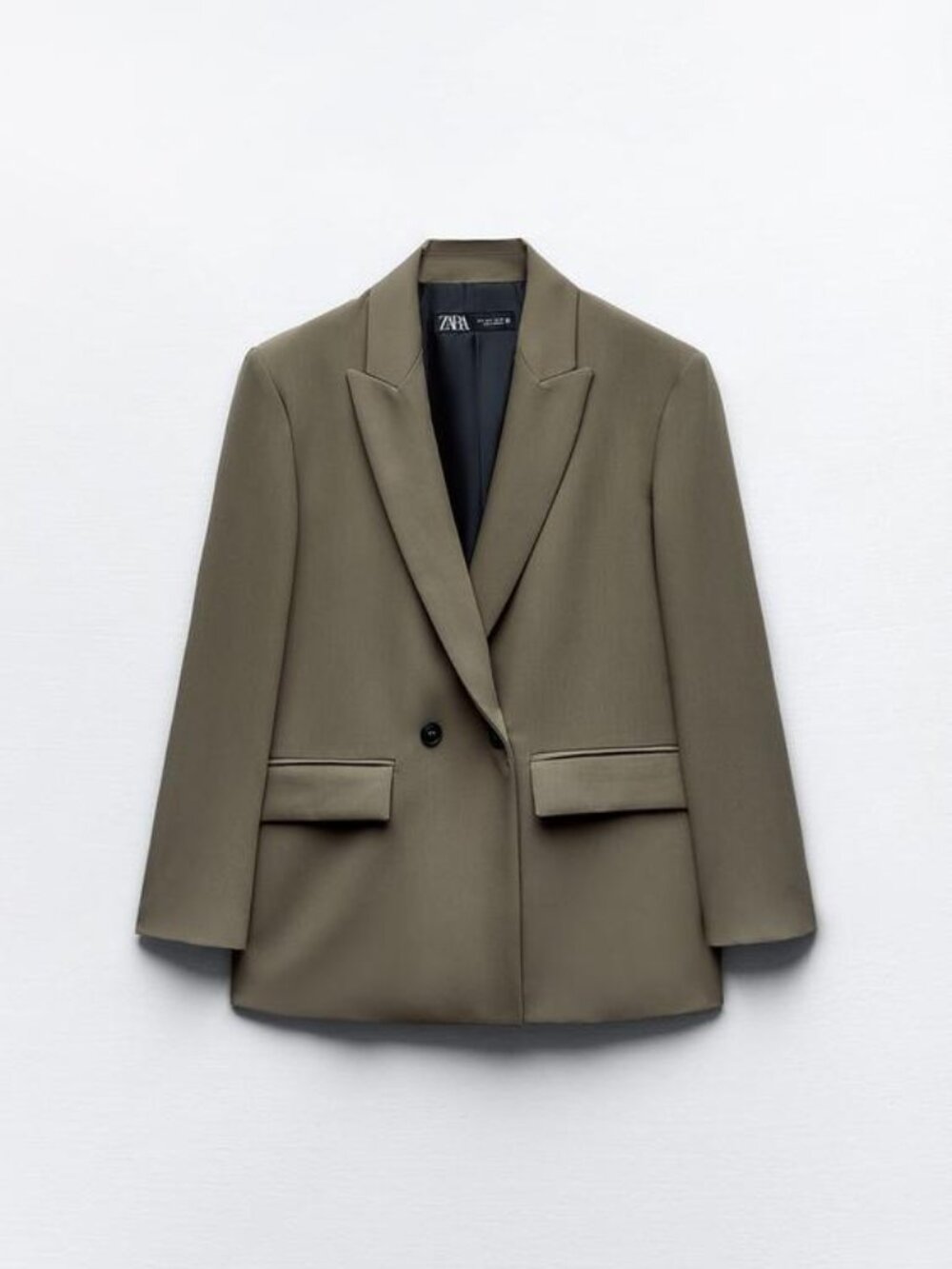 Zara Women's Oversized Blazer - S Khaki